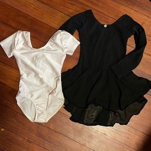 Lot of 2 toddler girls dance leotards
